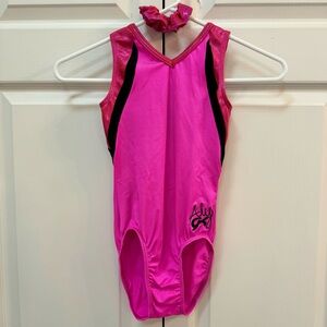 Olympic Gold Medalist Aly Raisman Pink GK Gymnastics Leotard Adult XS Size (AXS)